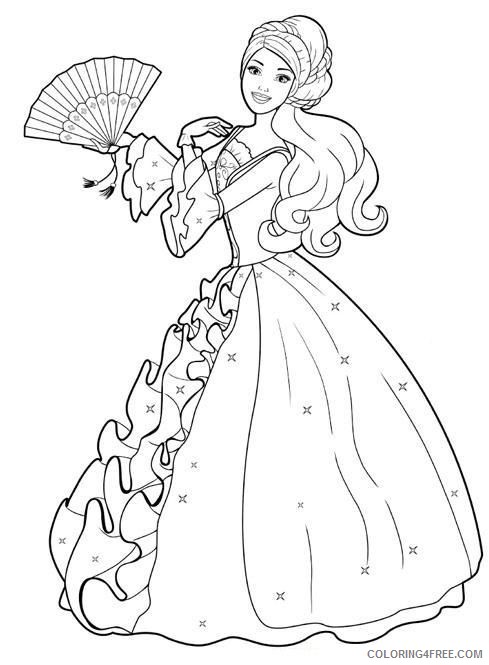 Coloring Pages of Barbies Art Sketches 175