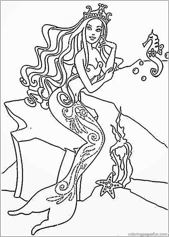 Coloring Pages of Barbies Art Sketches 30