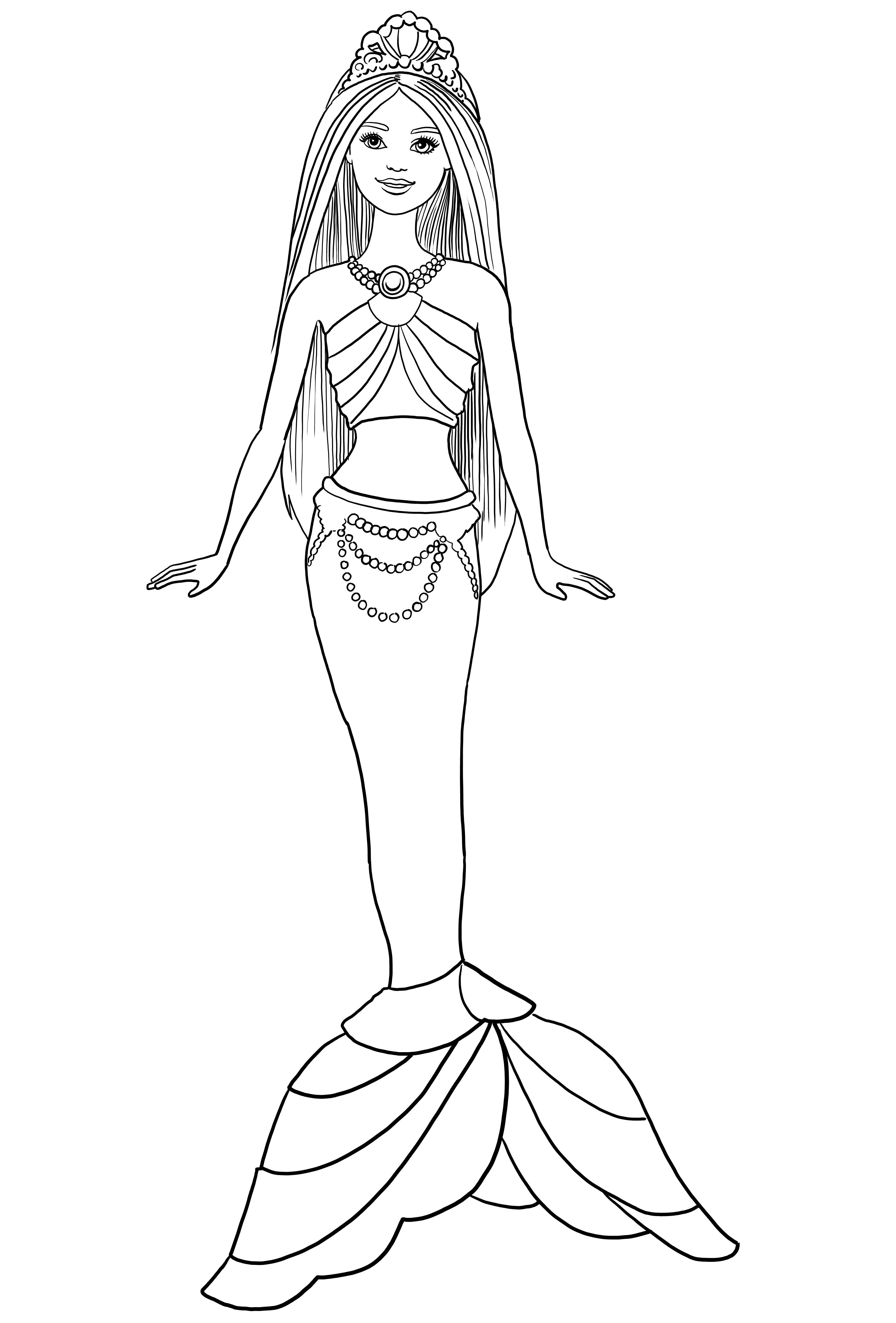 Coloring Pages of Barbies Art Sketches 37