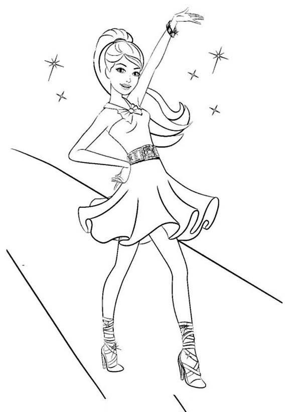 Coloring Pages of Barbies Art Sketches 43