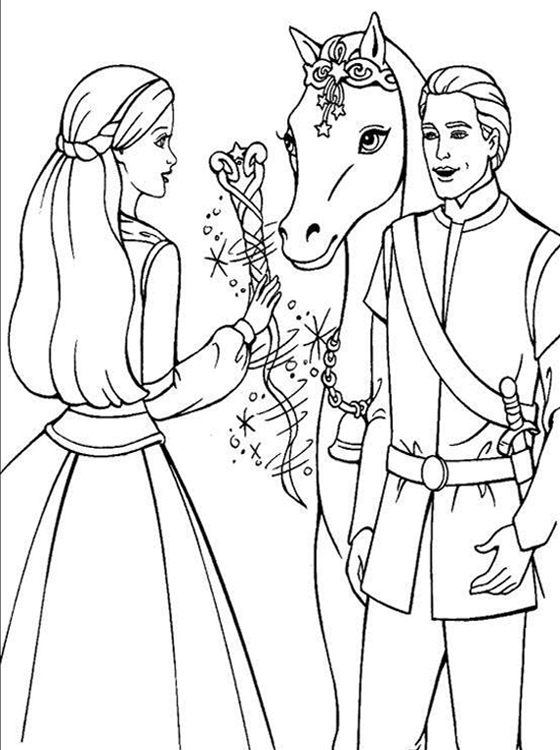 Coloring Pages of Barbies Art Sketches 46