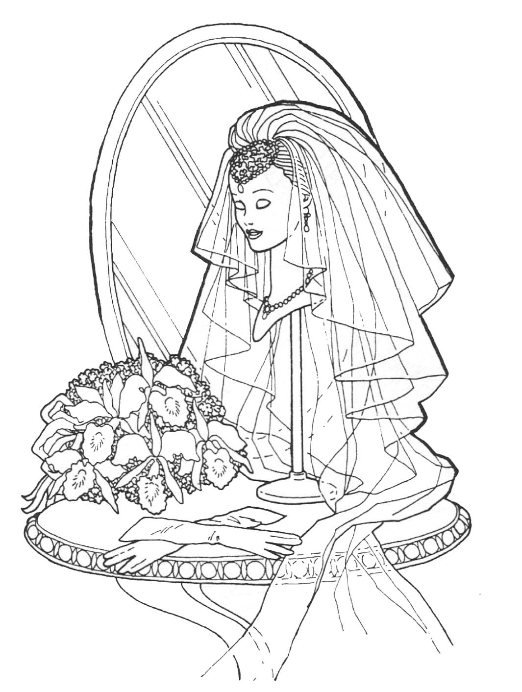 Coloring Pages of Barbies Art Sketches 53