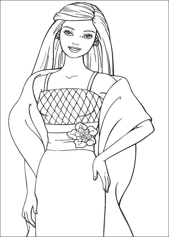 Coloring Pages of Barbies Art Sketches 62