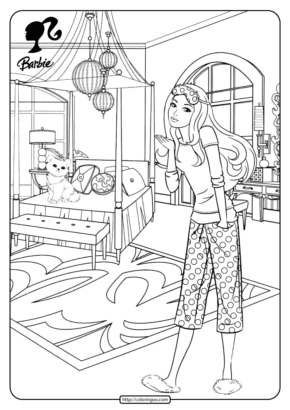 Coloring Pages of Barbies Art Sketches 67