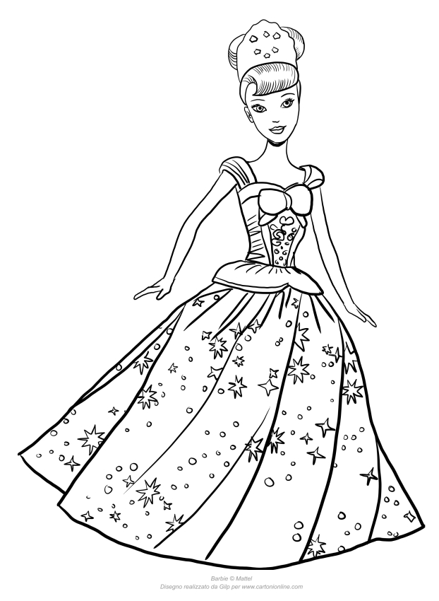 Coloring Pages of Barbies Art Sketches 68