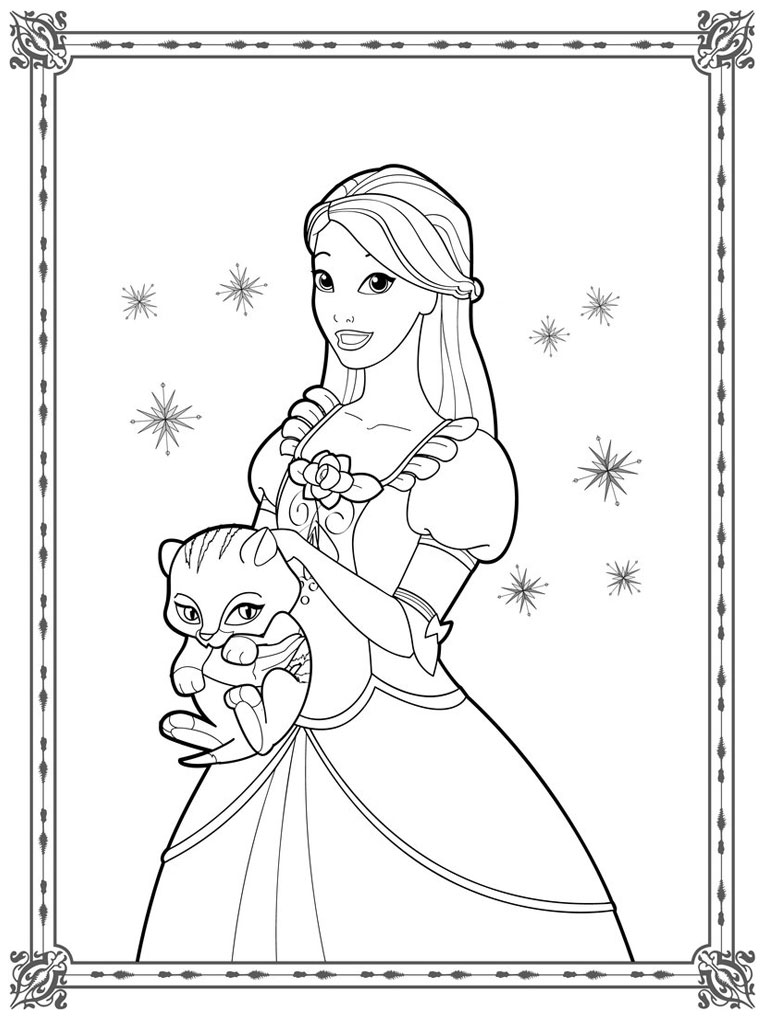 Coloring Pages of Barbies Art Sketches 72