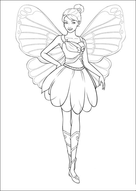 Coloring Pages of Barbies Art Sketches 75