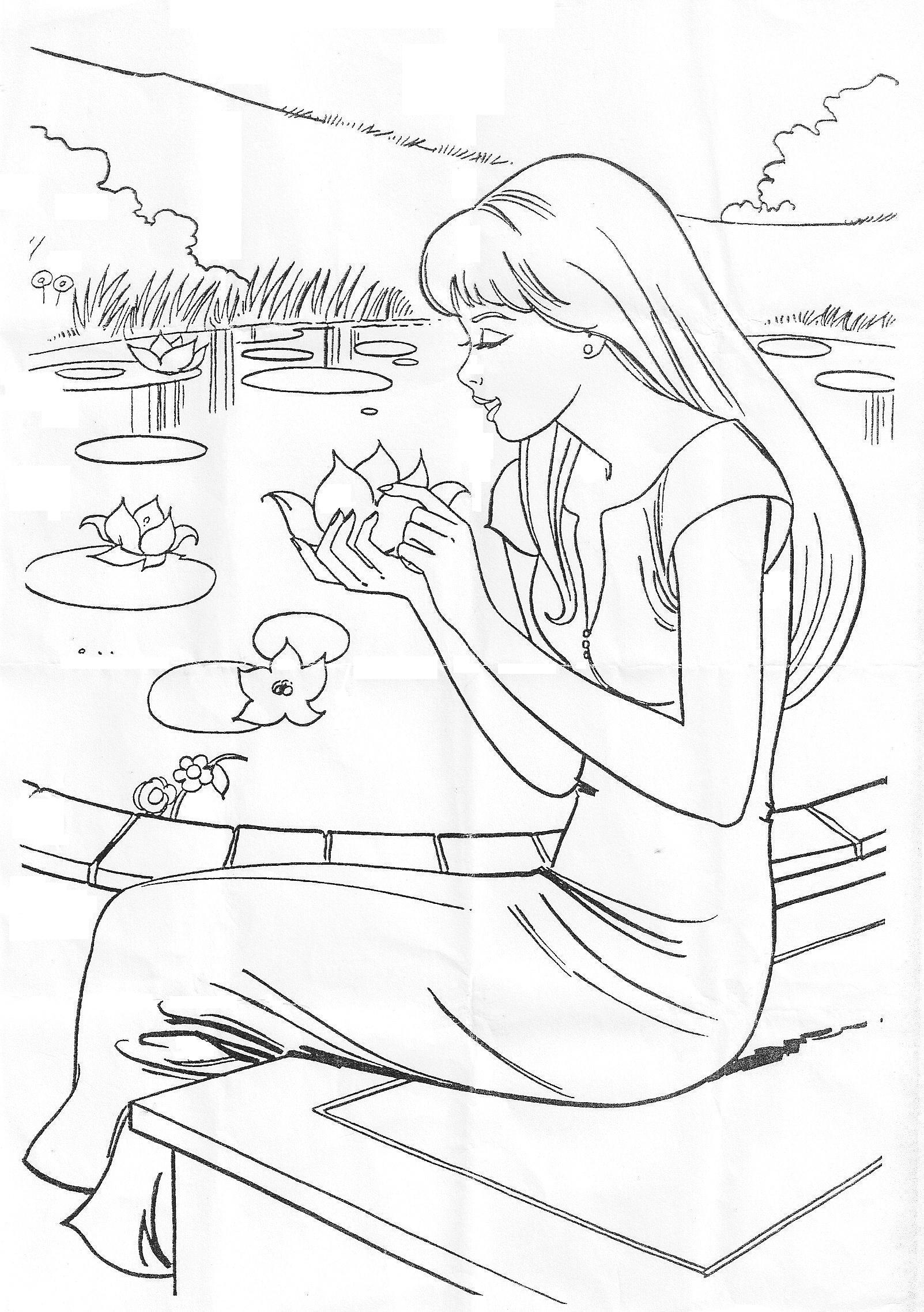 Coloring Pages of Barbies Art Sketches 78