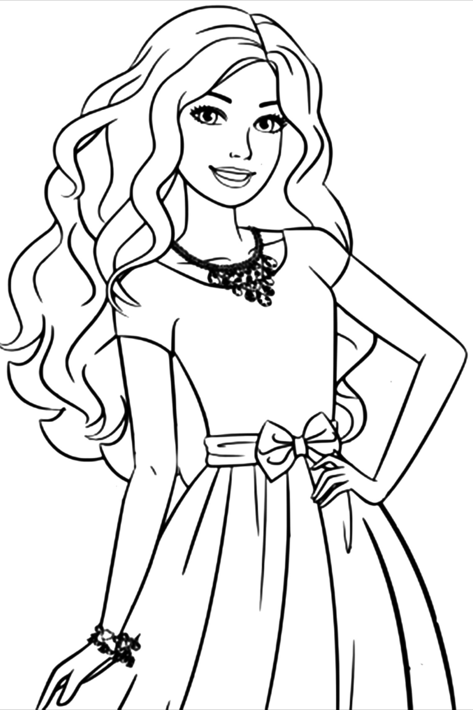 Coloring Pages of Barbies Art Sketches 82