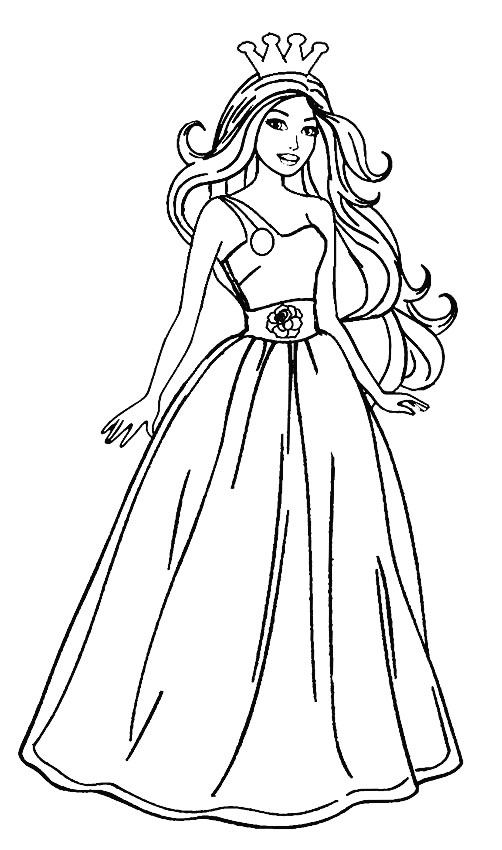 Coloring Pages of Barbies Art Sketches 85