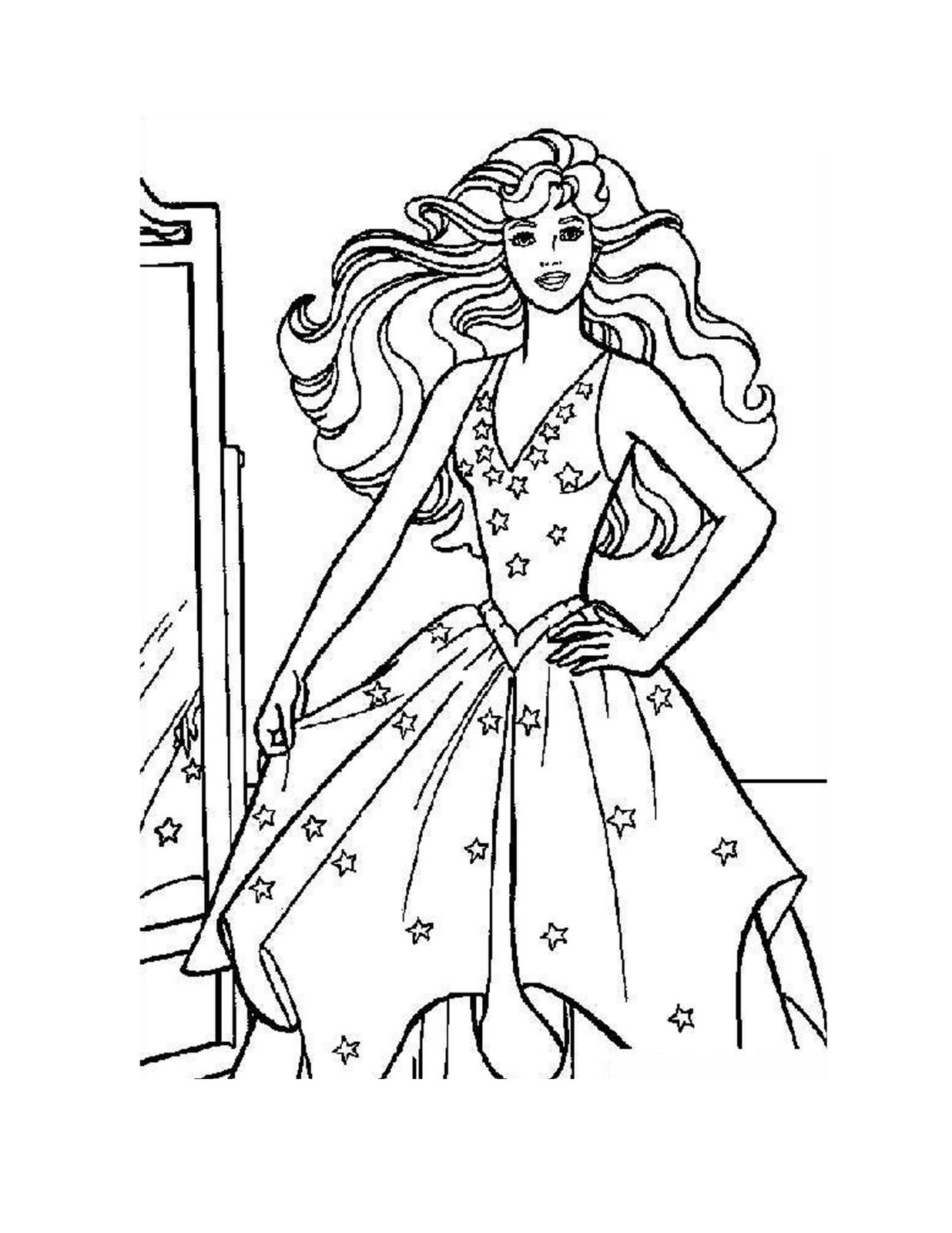 Coloring Pages of Barbies Art Sketches 97