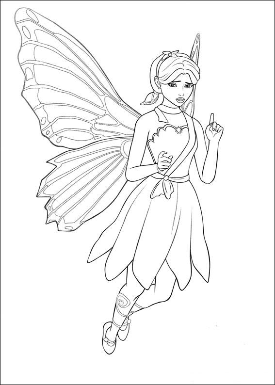 Coloring Pages of Barbies Art Sketches 98