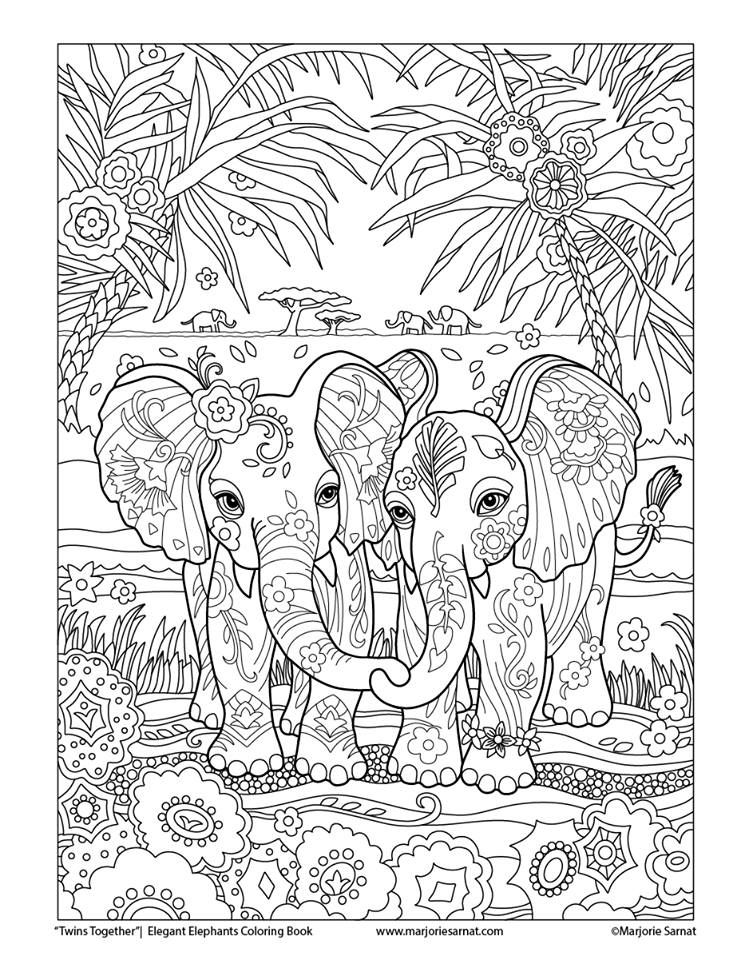 Elephant Mandala Coloring Pages for Adult Unique 100