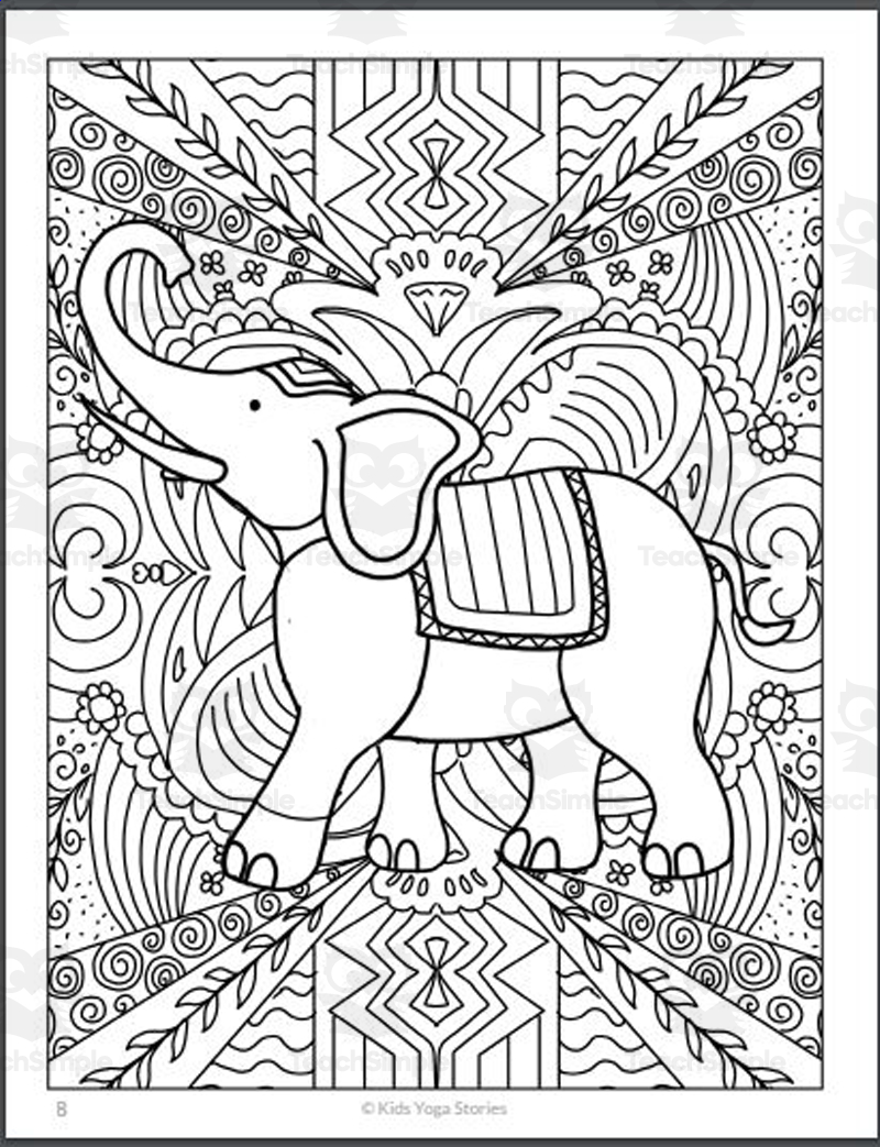 Elephant Mandala Coloring Pages for Adult Unique 128