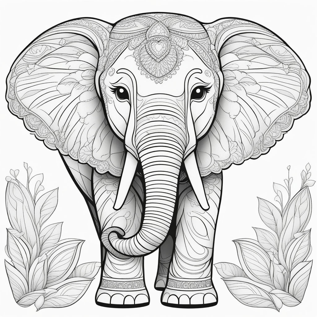 Elephant Mandala Coloring Pages for Adult Unique 181