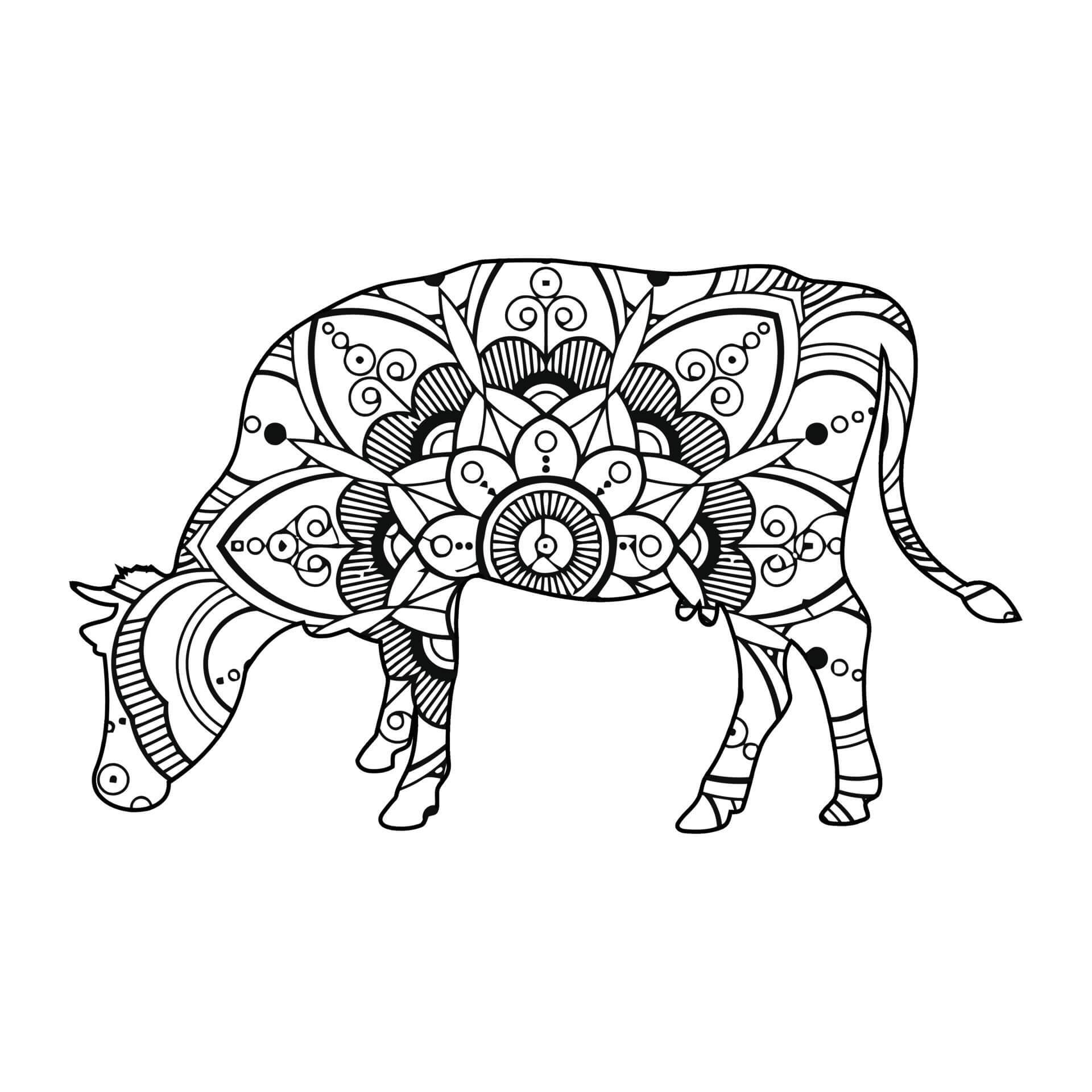 Elephant Mandala Coloring Pages for Adult Unique 182