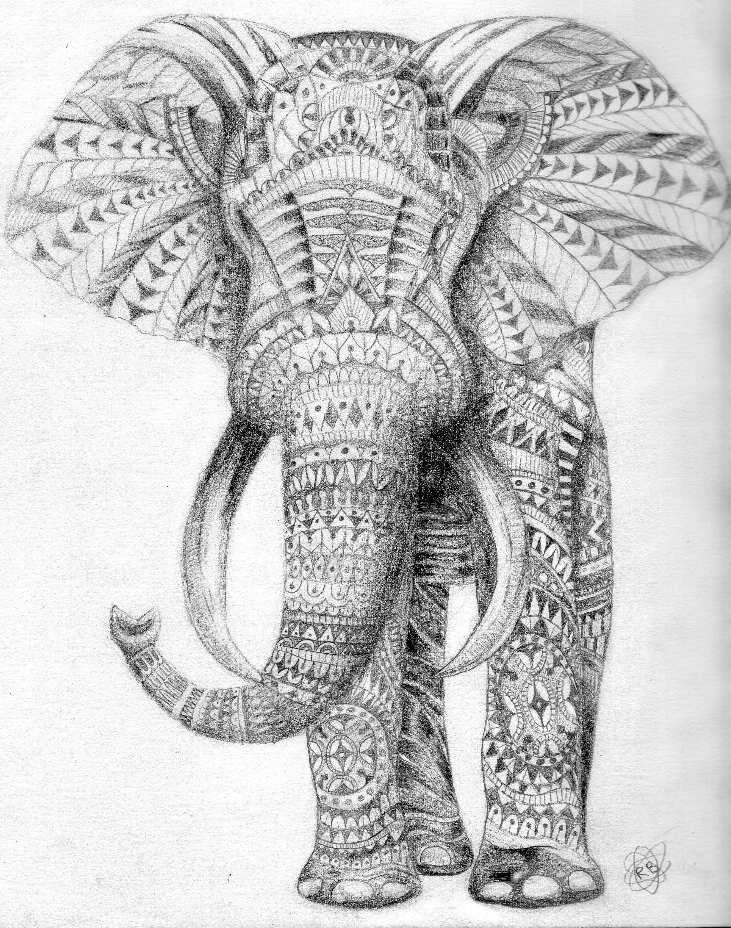 Elephant Mandala Coloring Pages for Adult Unique 27