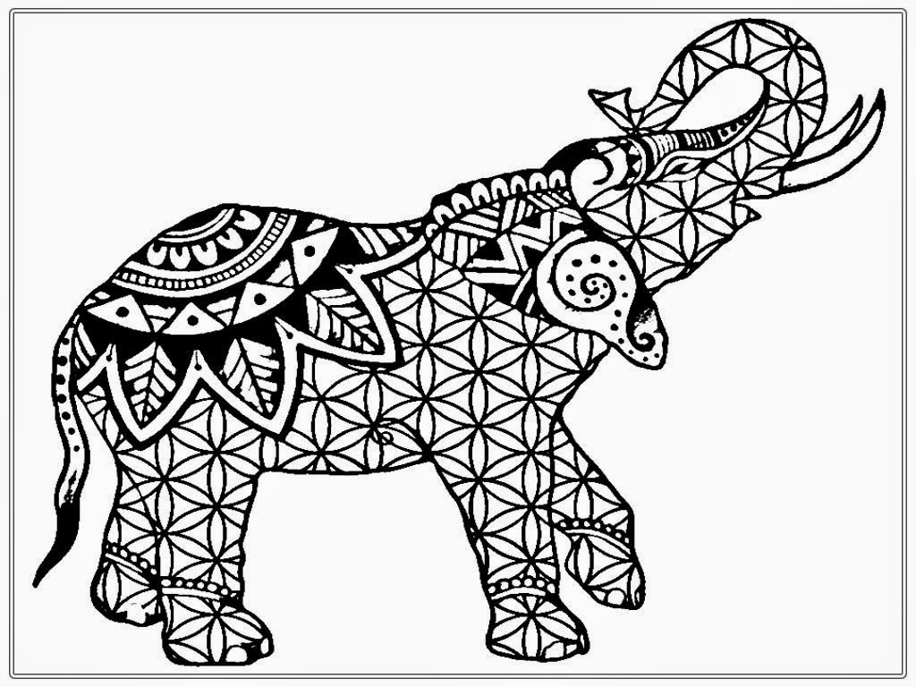 Elephant Mandala Coloring Pages for Adult Unique 49