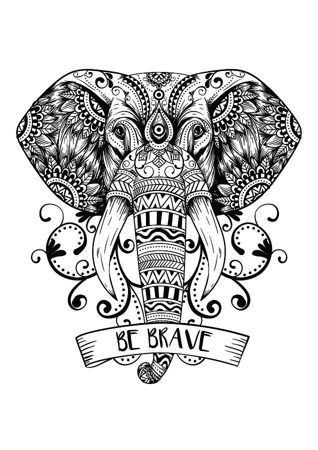 Elephant Mandala Coloring Pages for Adult Unique 69