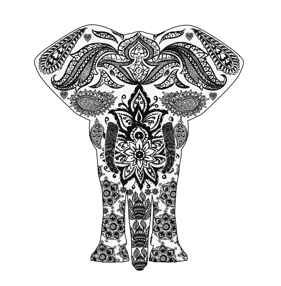 Elephant Mandala Coloring Pages for Adult Unique 92