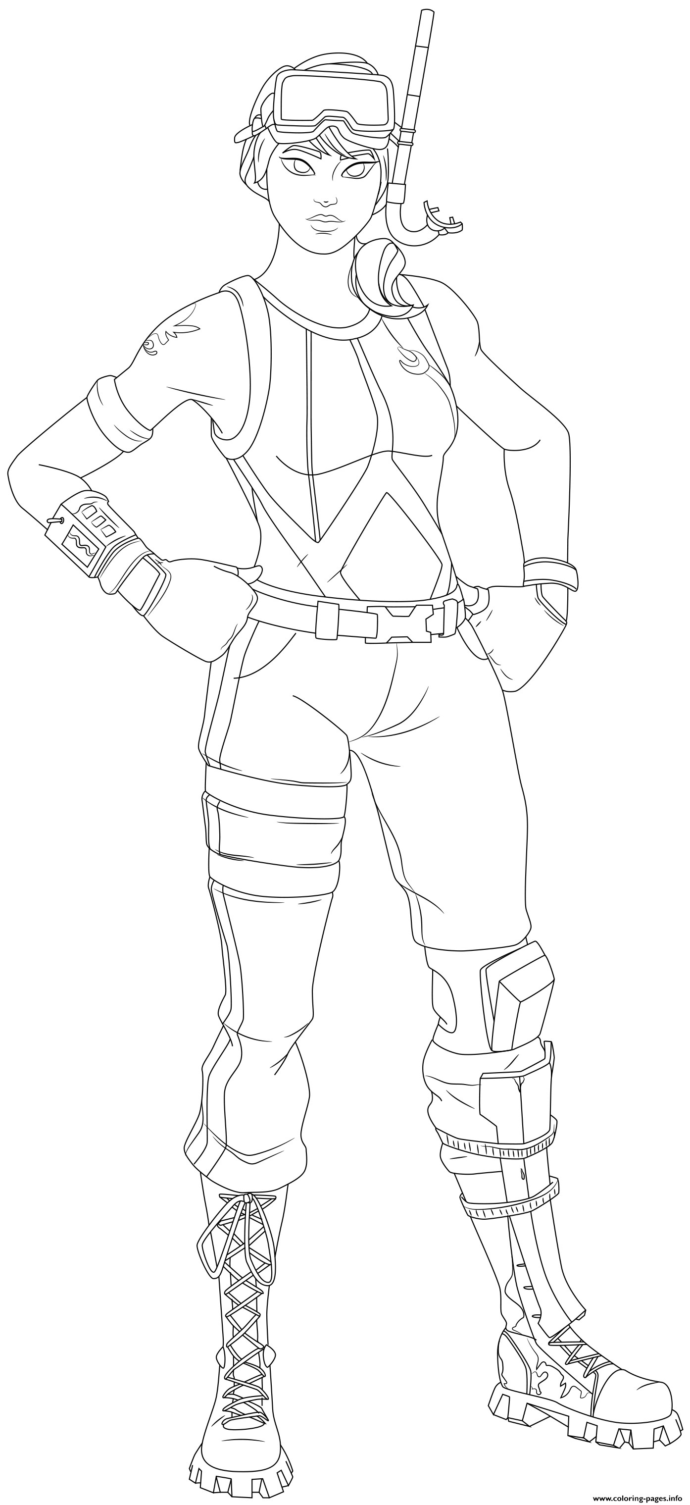 Fortnite Coloring Pages New Skins 127