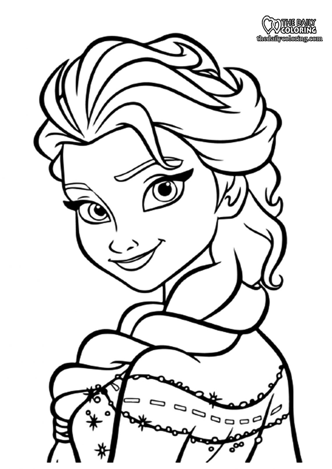 Frozen 2 Elsa and Anna Coloring Pages 107