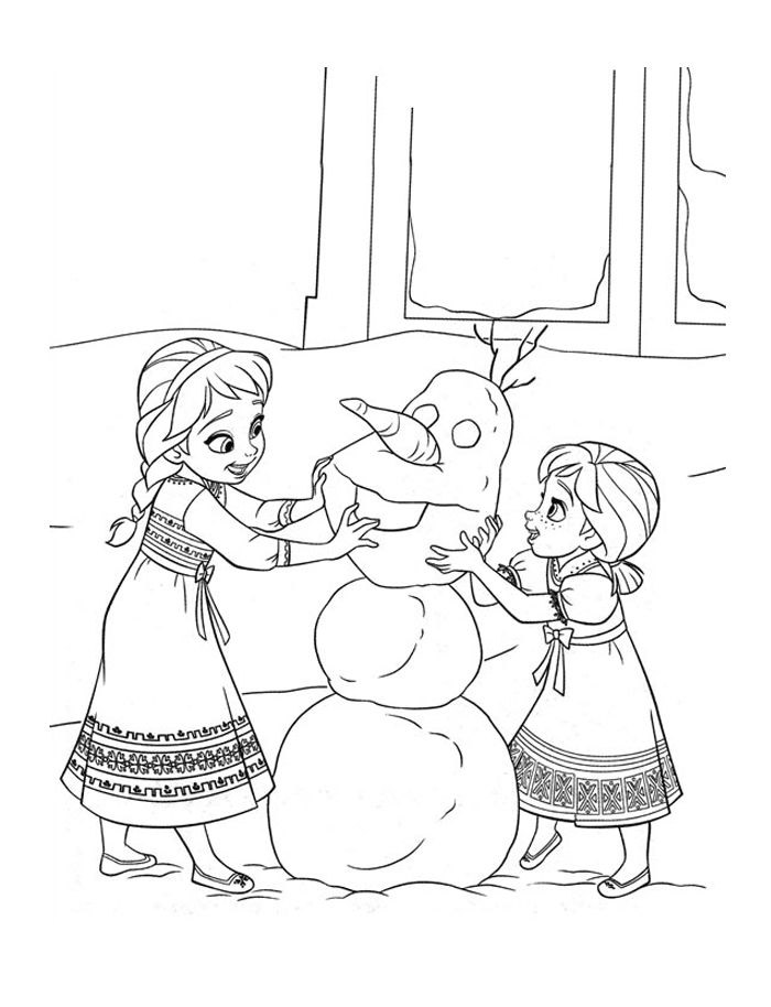 Frozen 2 Elsa and Anna Coloring Pages 117