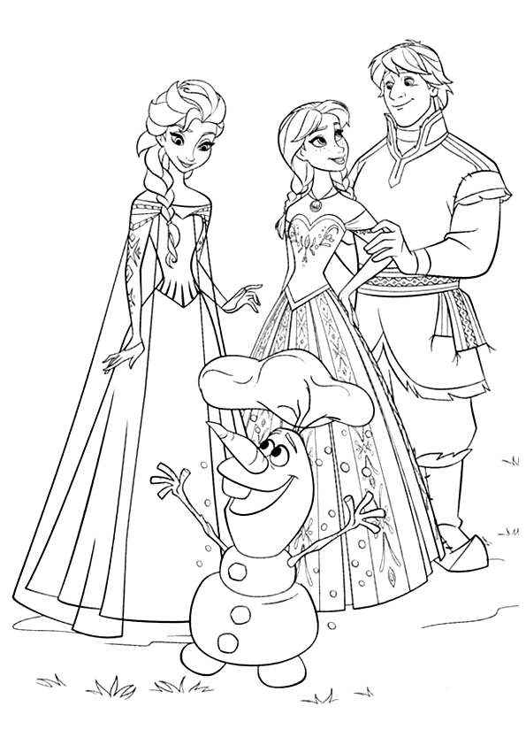 Frozen 2 Elsa and Anna Coloring Pages 124