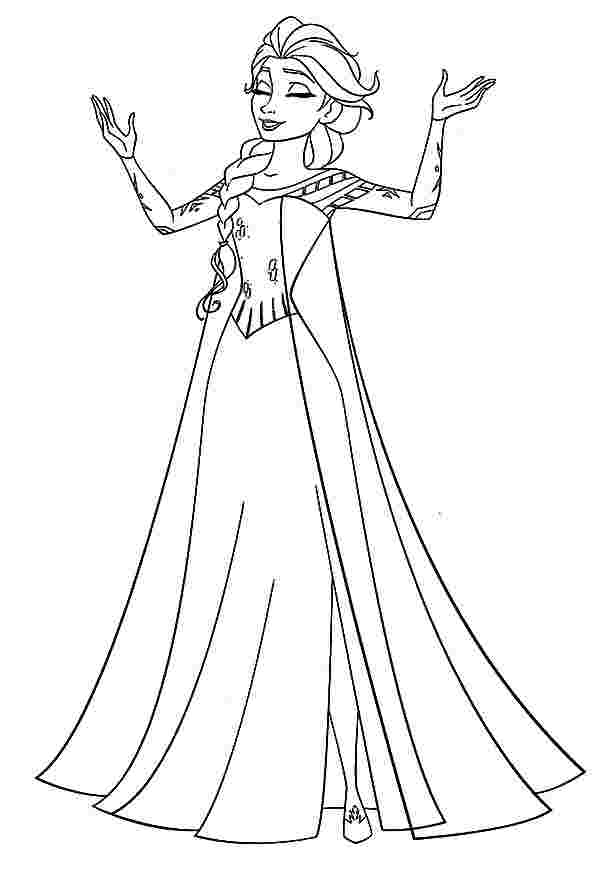 Frozen 2 Elsa and Anna Coloring Pages 129