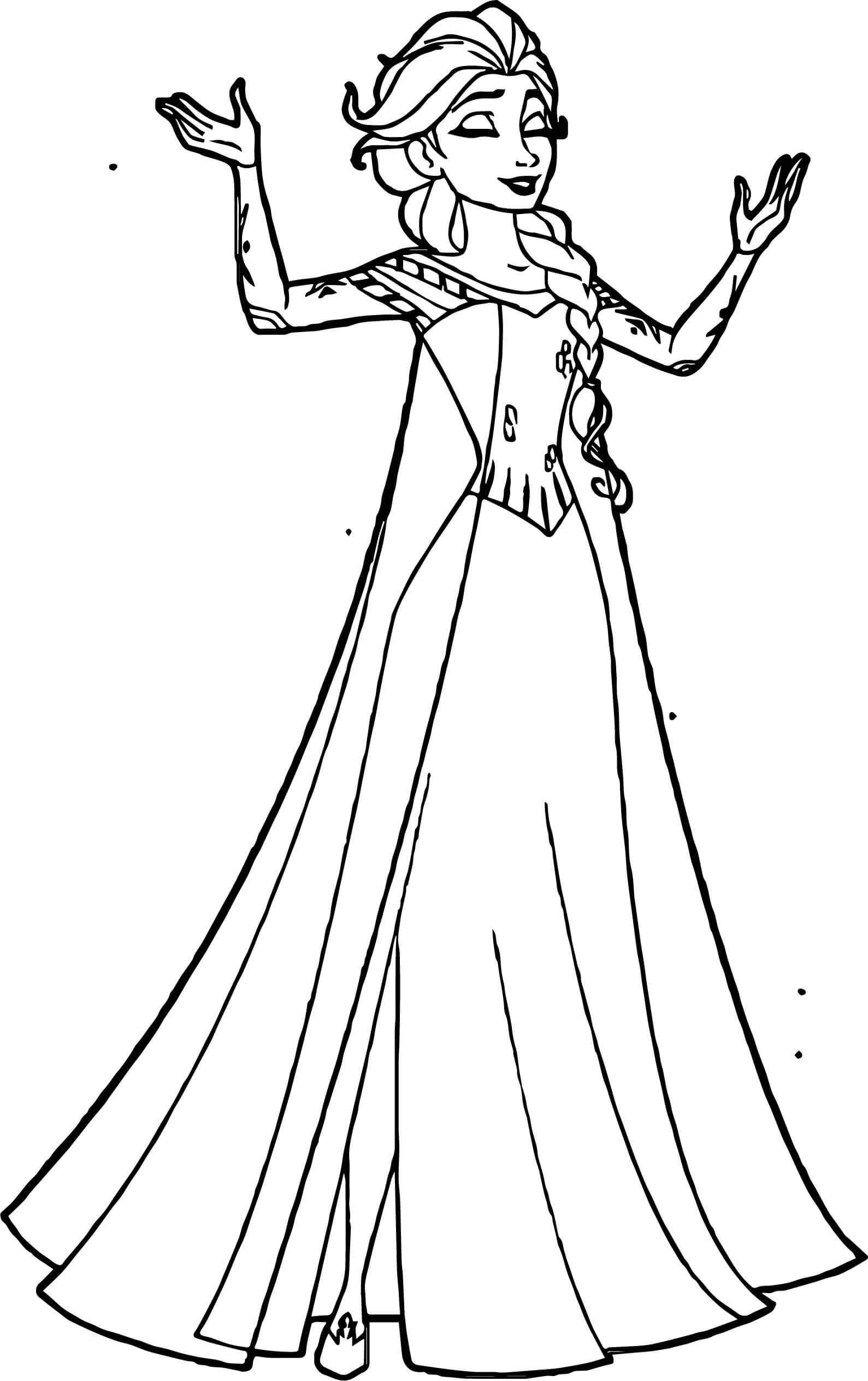 Frozen 2 Elsa and Anna Coloring Pages 141