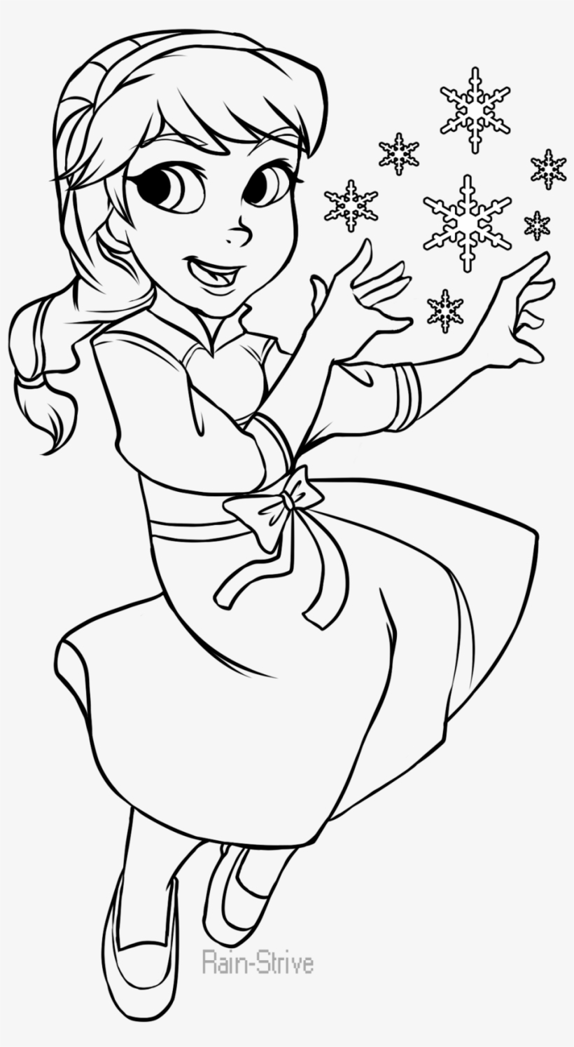 Frozen 2 Elsa and Anna Coloring Pages 15