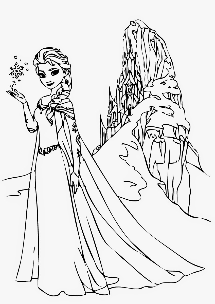 Frozen 2 Elsa and Anna Coloring Pages 21