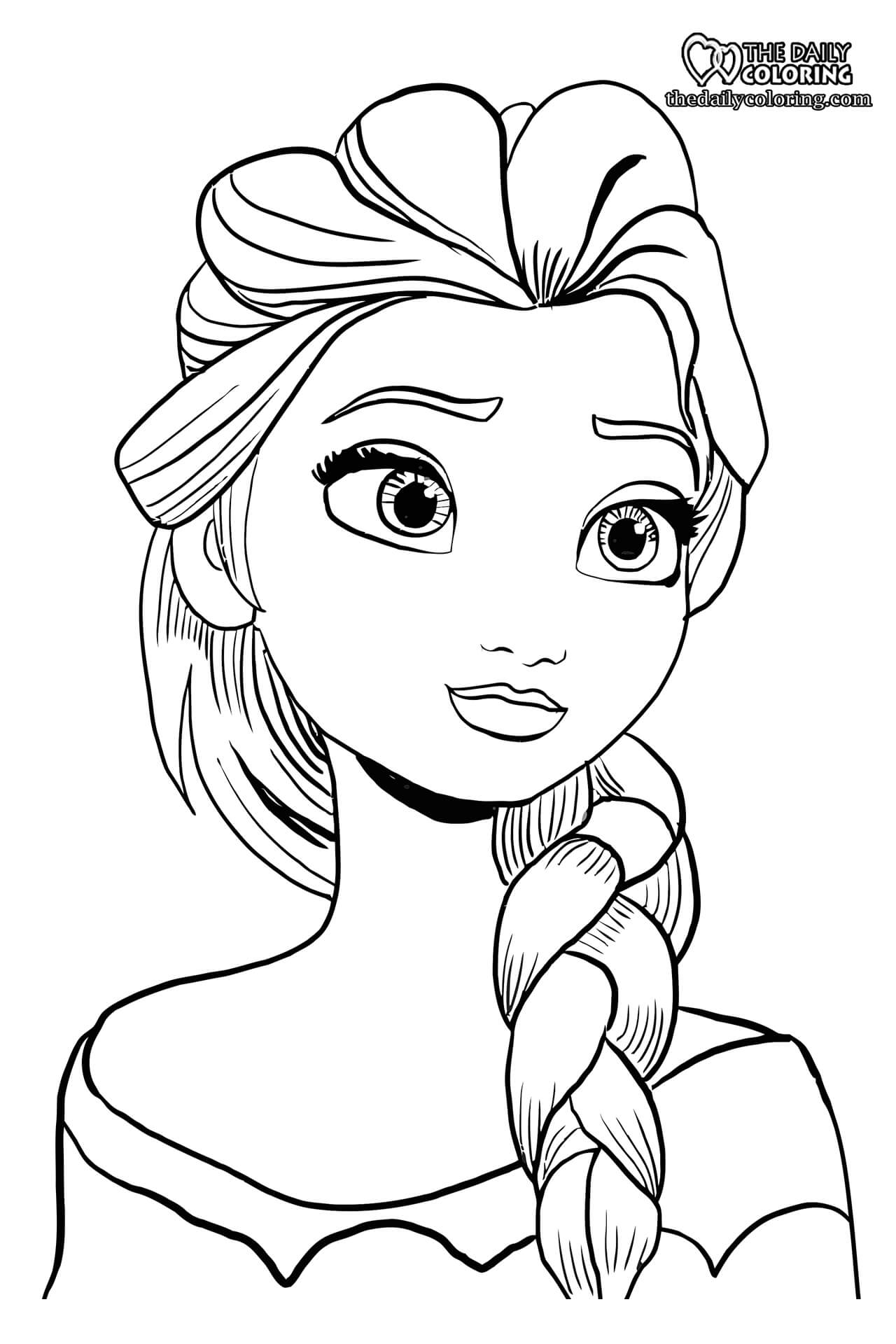 Frozen 2 Elsa and Anna Coloring Pages 24