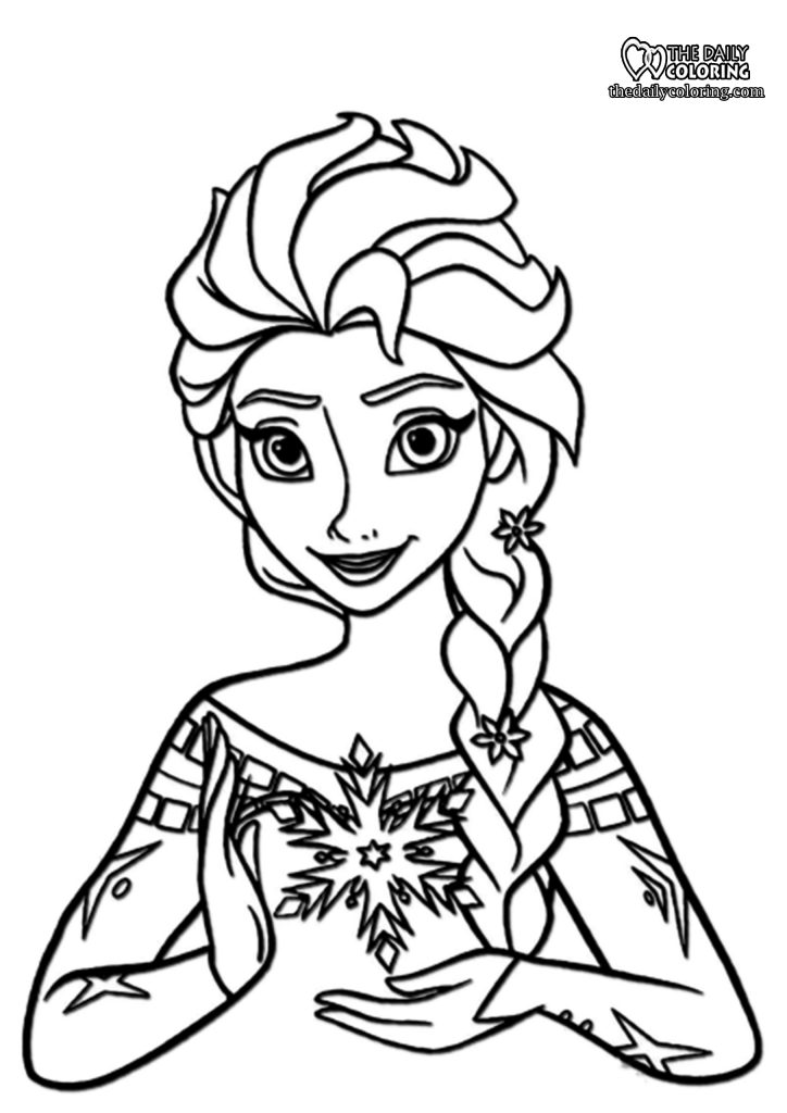 Frozen 2 Elsa and Anna Coloring Pages 31