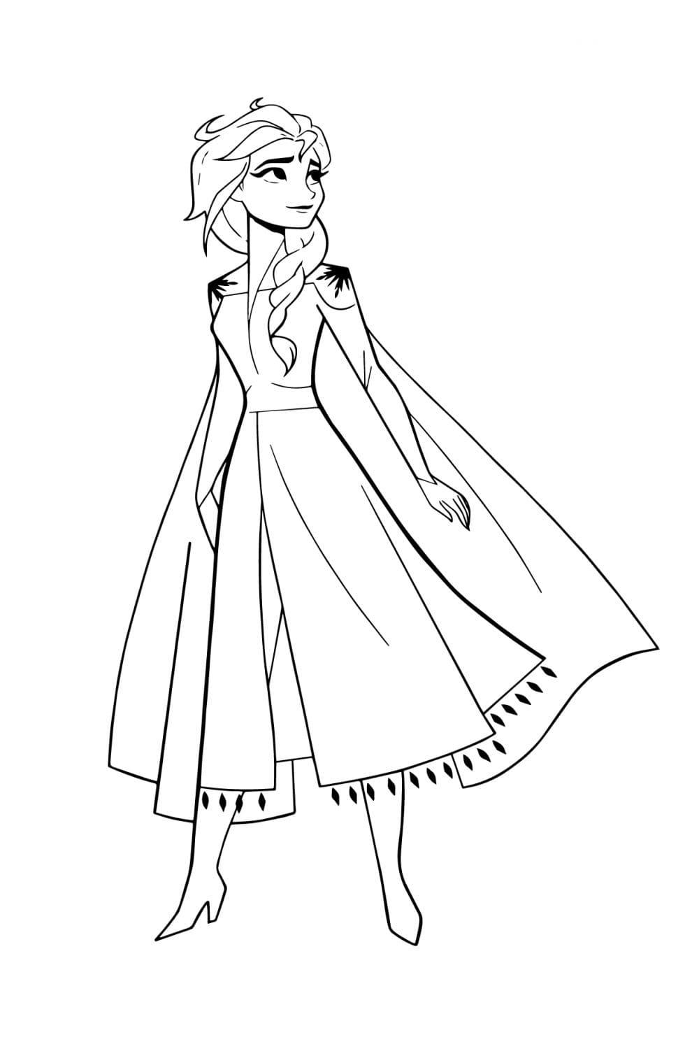 Frozen 2 Elsa and Anna Coloring Pages 38