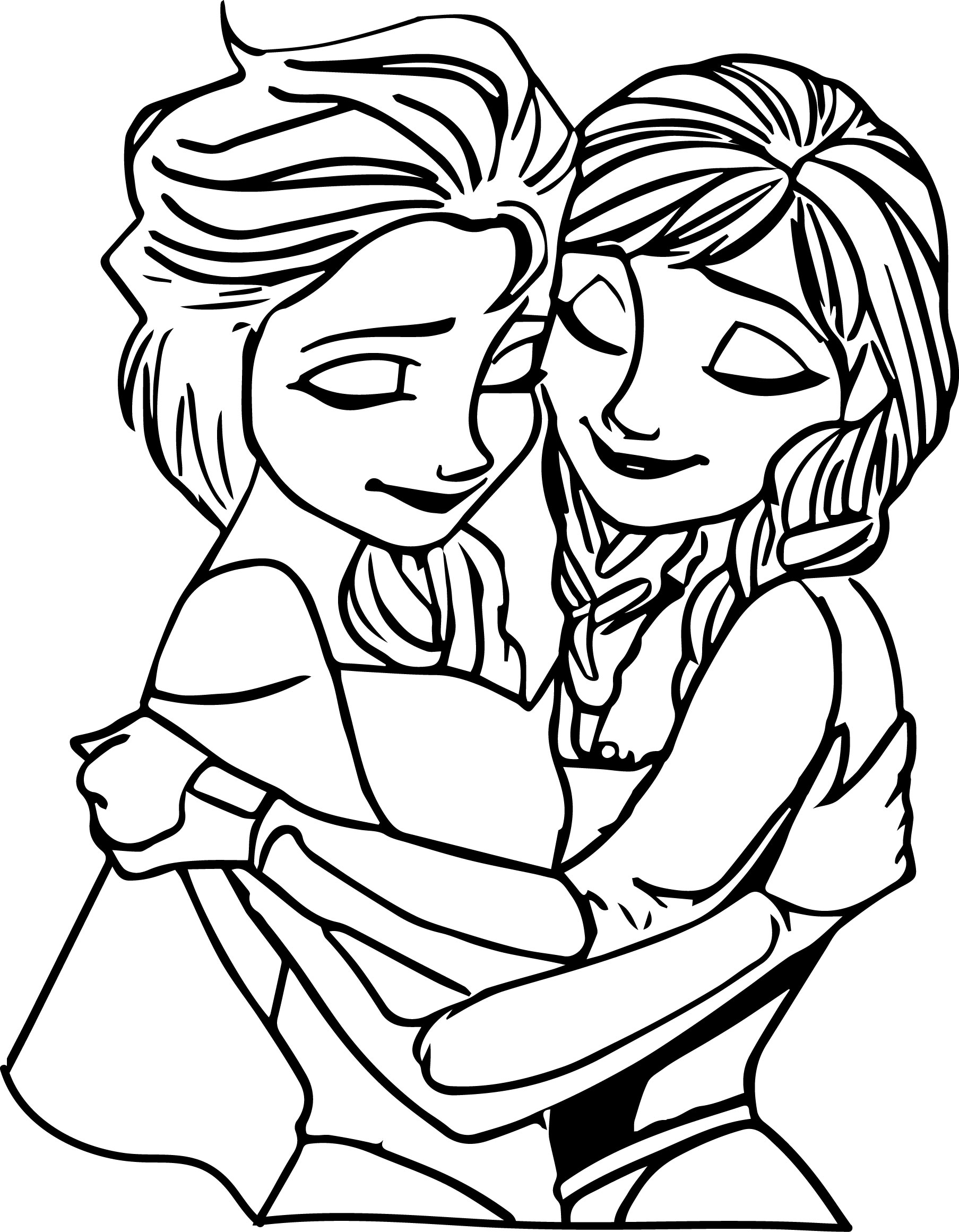 Frozen 2 Elsa and Anna Coloring Pages 42