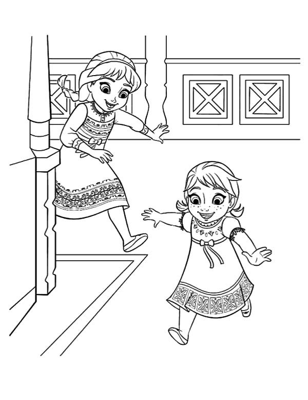 Frozen 2 Elsa and Anna Coloring Pages 56