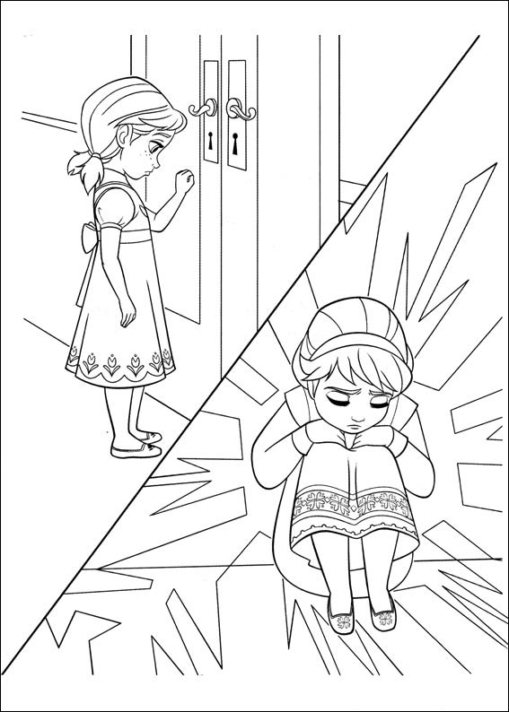 Frozen 2 Elsa and Anna Coloring Pages 62