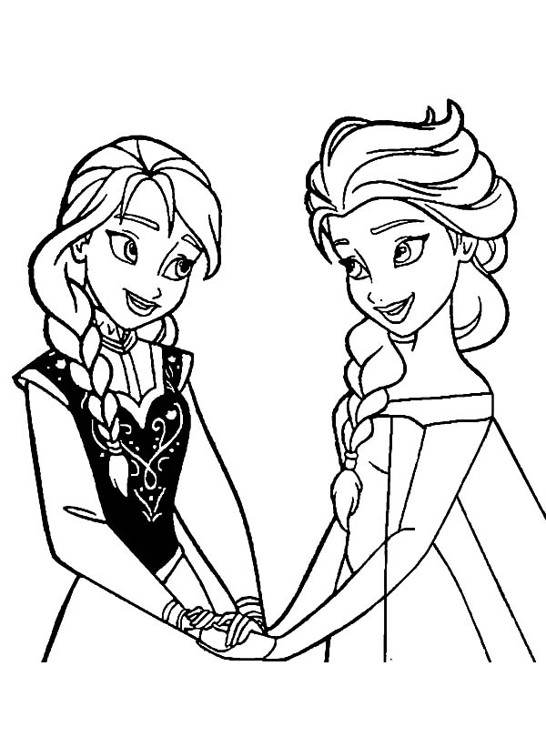 Frozen 2 Elsa and Anna Coloring Pages 71