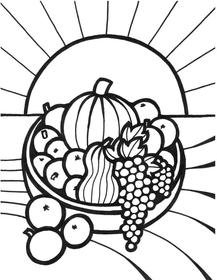 Fruit Coloring Pages for Kids Activities 105