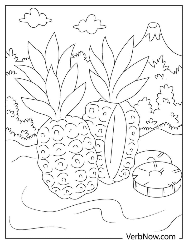 Fruit Coloring Pages for Kids Activities 108