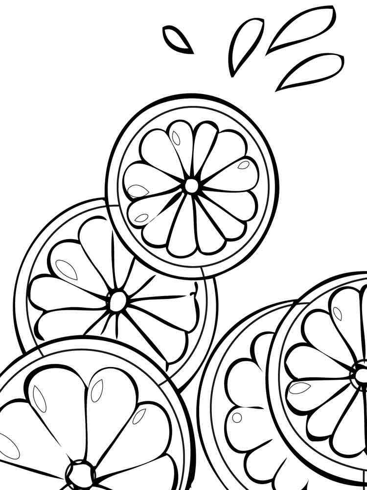 Fruit Coloring Pages for Kids Activities 11