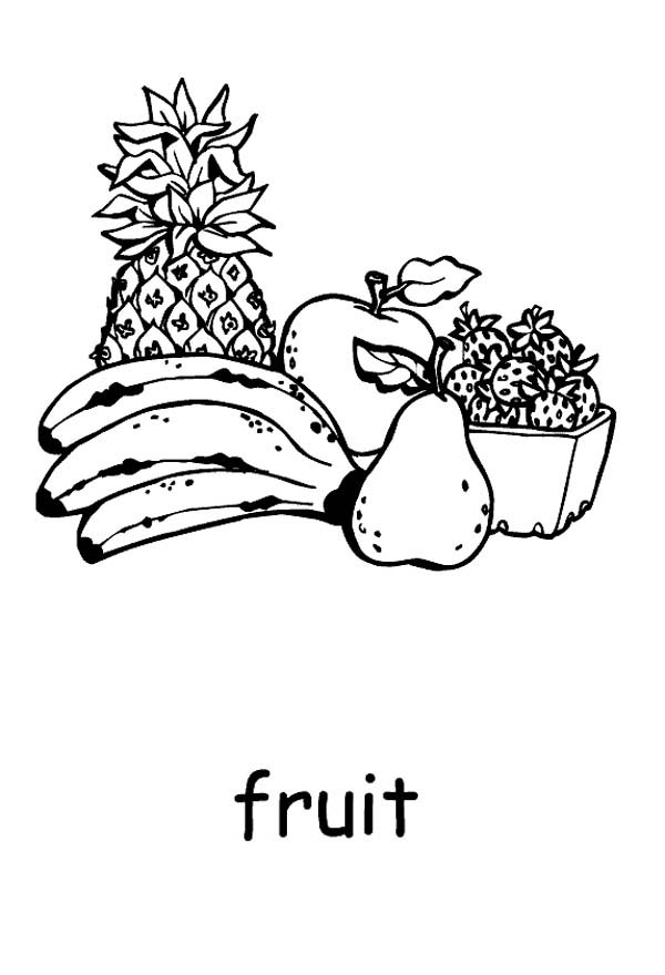 Fruit Coloring Pages for Kids Activities 110