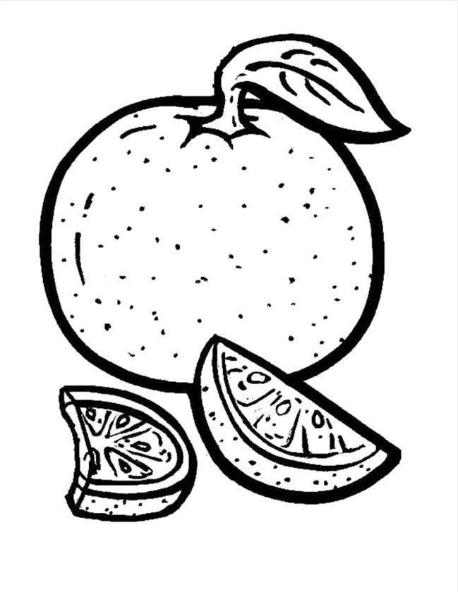 Fruit Coloring Pages for Kids Activities 126