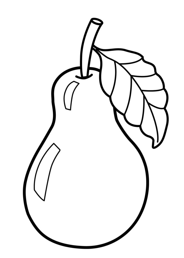 Fruit Coloring Pages for Kids Activities 6