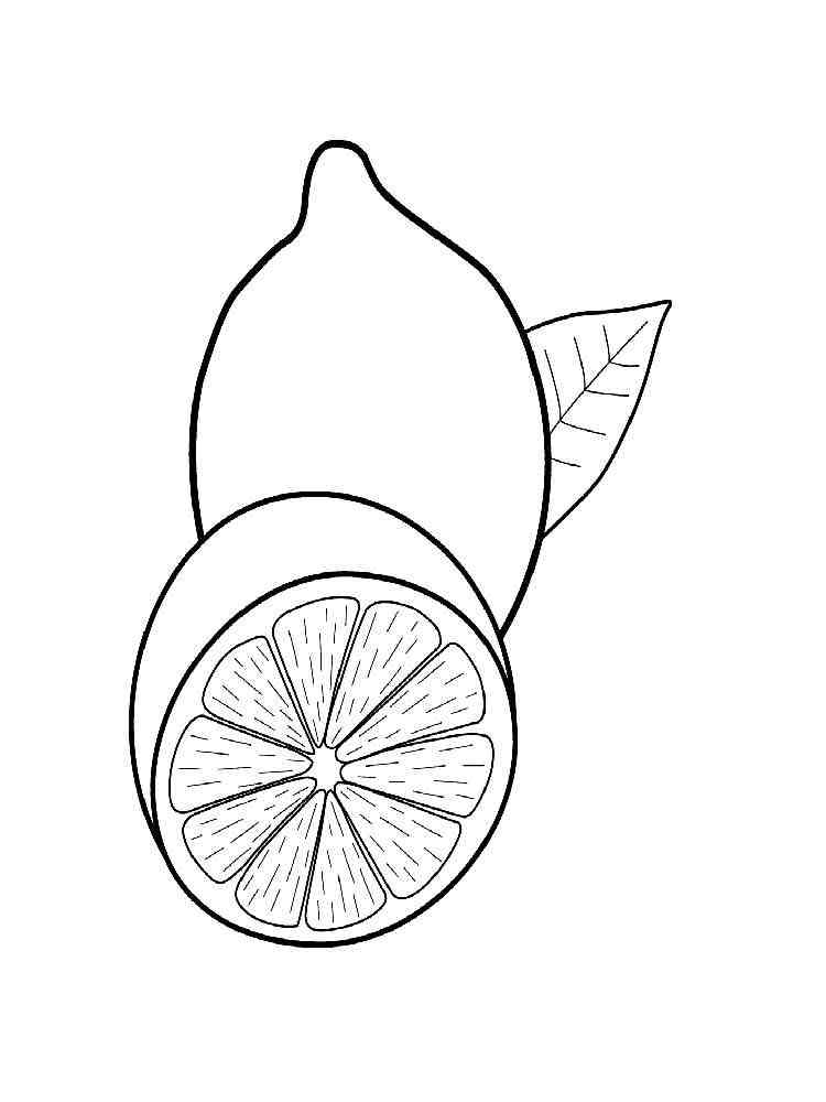 Fruit Coloring Pages for Kids Activities 74