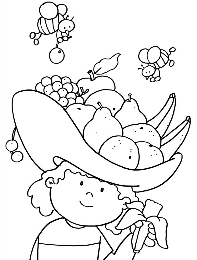 Fruit Coloring Pages for Kids Activities 76