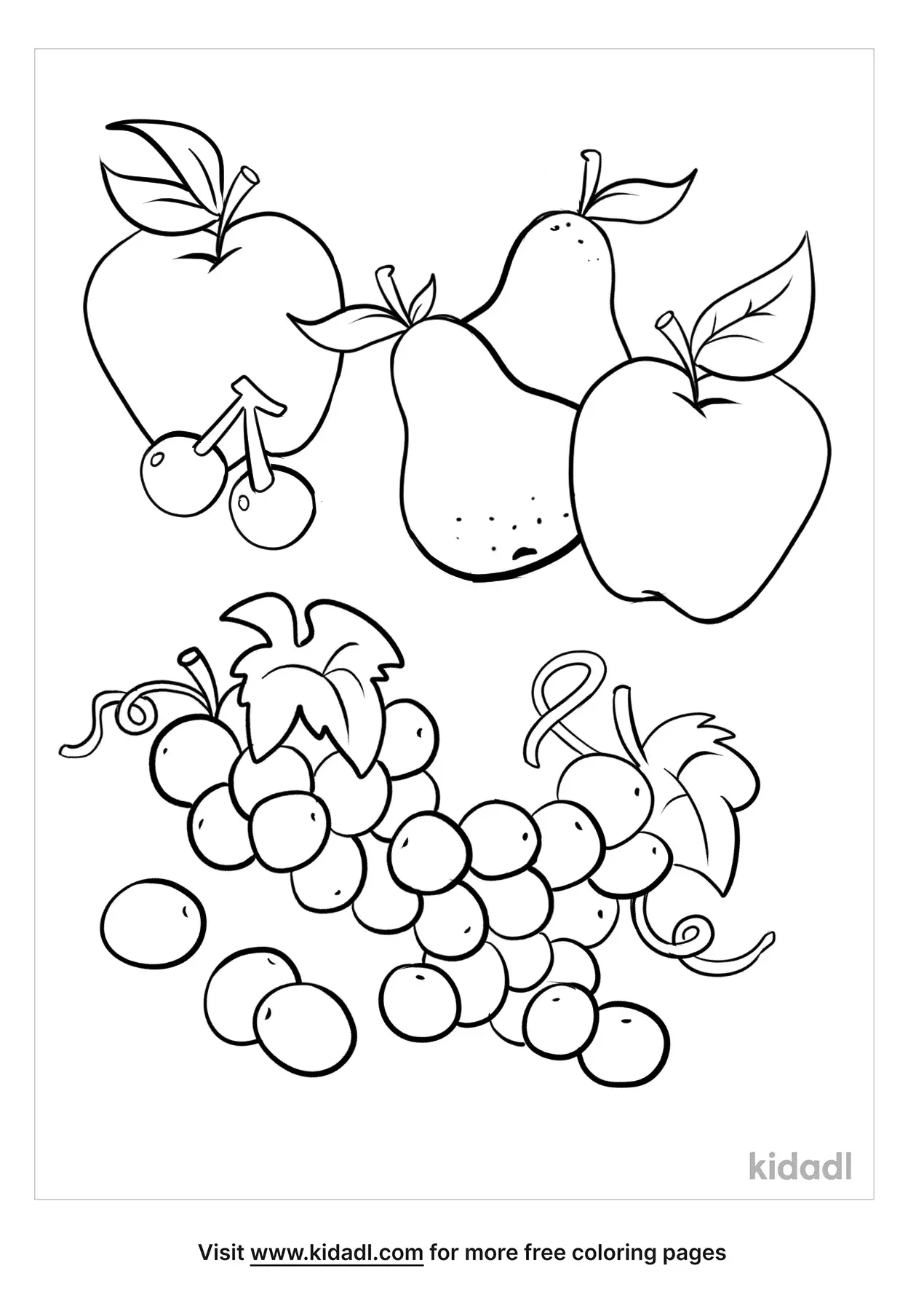 Fruit Coloring Pages for Kids Activities 91