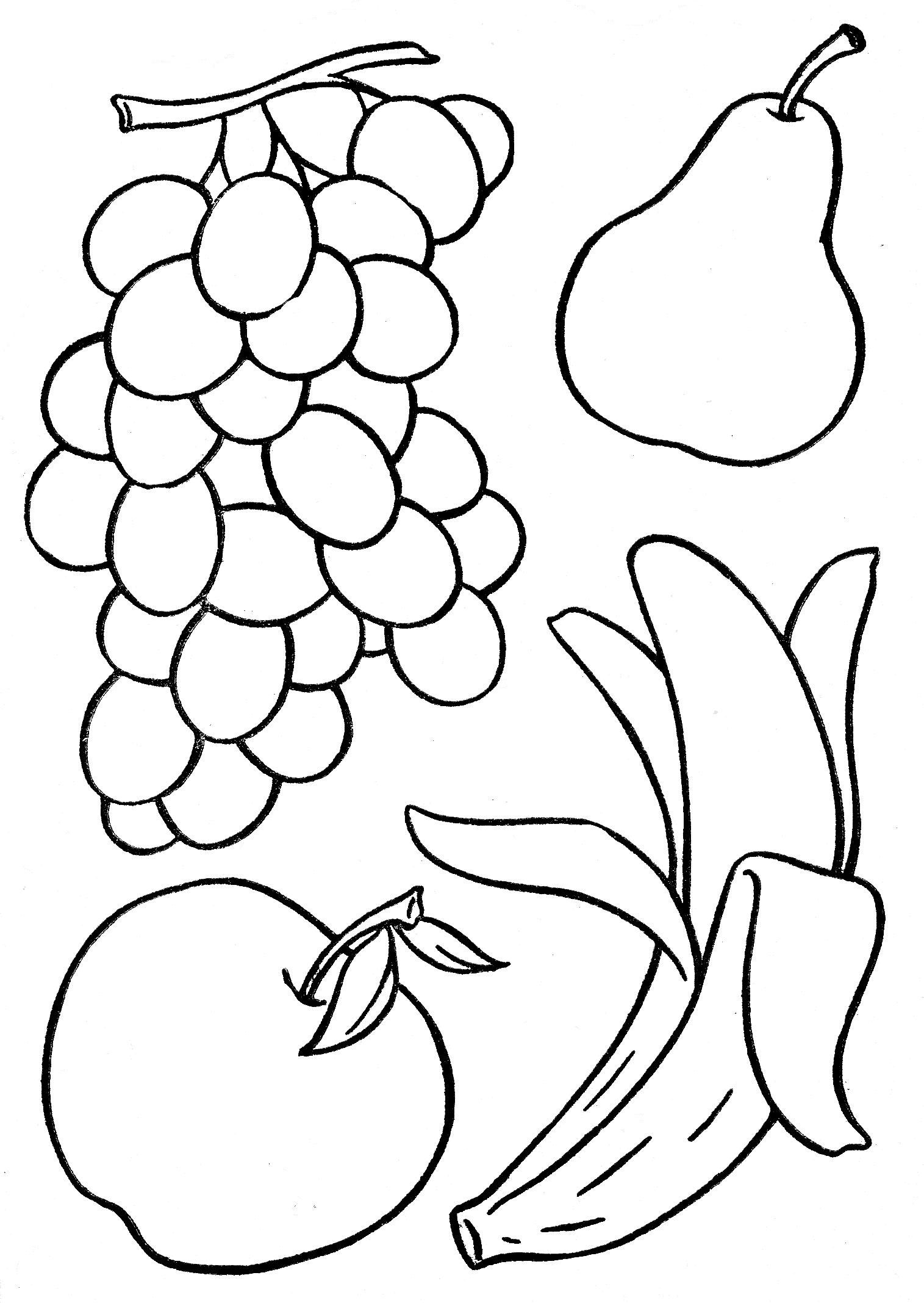 Fruit Coloring Pages for Kids Activities 94