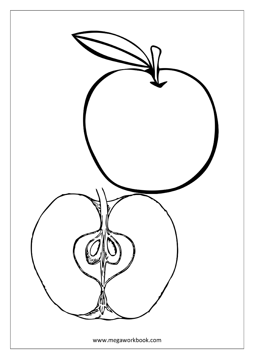 Fruit Coloring Pages for Kids Activities 98